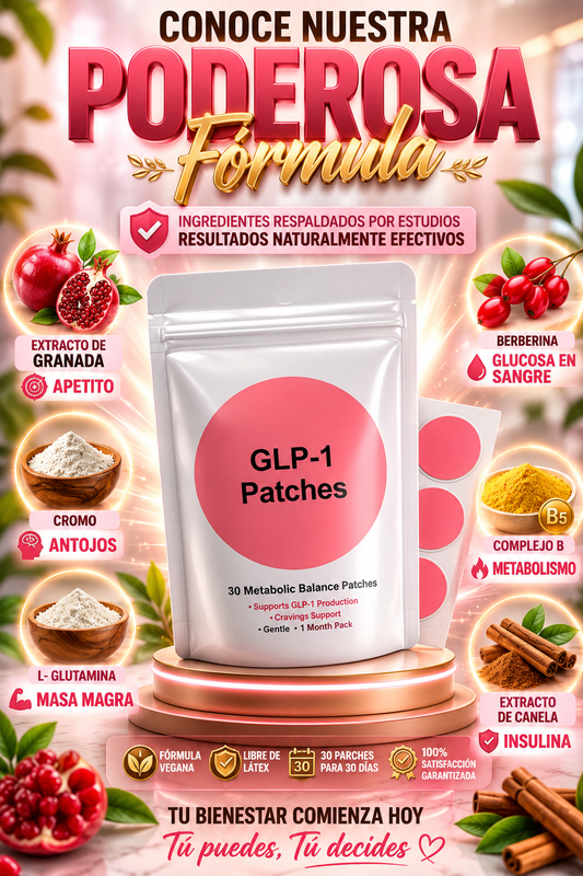 Parches GLP-1 – Apoyo diario para el control del apetito y el metabolismo