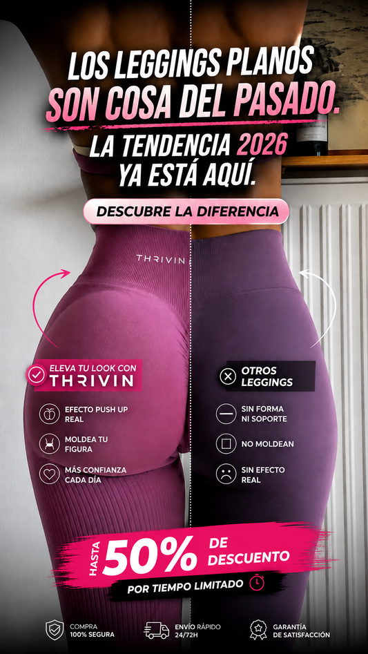 Leggings Corto Elástico Push Up rojo talla unica